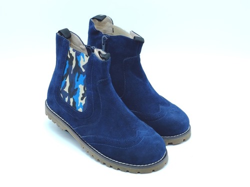 Ботинки Evie синие замшевые для мальчиков Фото 1