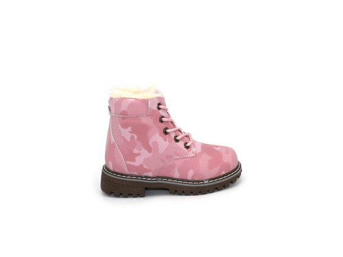 Ботинки Шалунишка для девочек розовые эко кожа Фото 2