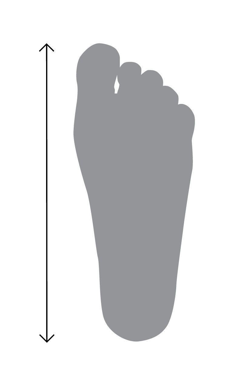 Таблица размеров детской обуви