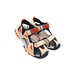 Lilin shoes спортивні босоніжки бежеві з помаранчевим 