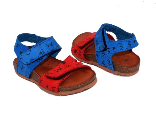Босоножки Trend Sandals для мальчиков сине-красного цвета Фото 2