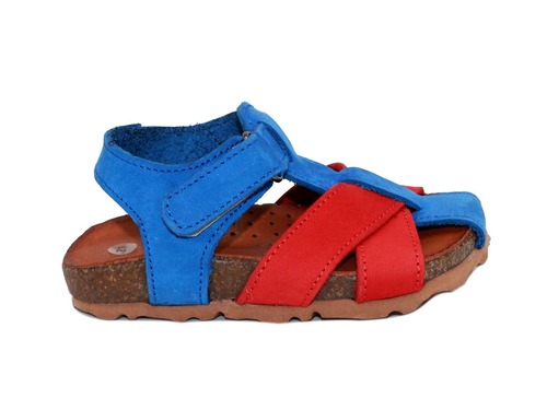 Сандалии Trend Sandals для мальчиков сине-красные с закрытым носком Фото 3