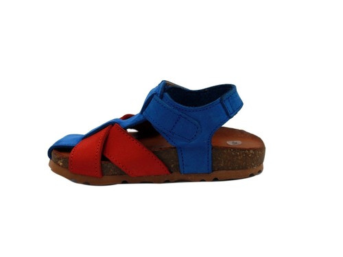 Сандалии Trend Sandals для мальчиков сине-красные с закрытым носком Фото 4