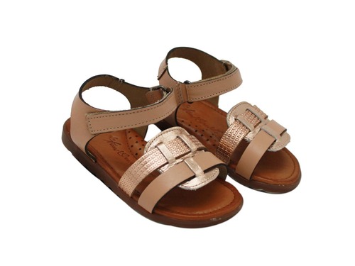 Босоножки Trend Sandals для девочек цвета бронзы Фото 1
