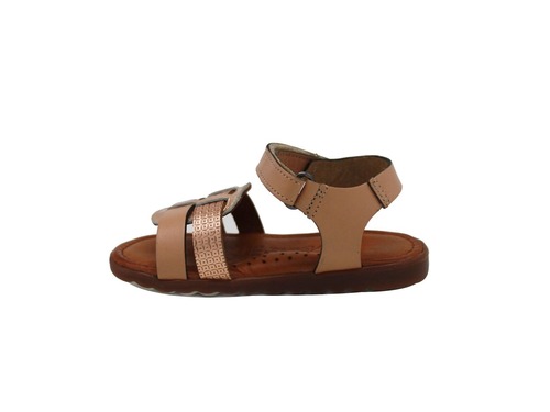 Босоножки Trend Sandals для девочек цвета бронзы Фото 3
