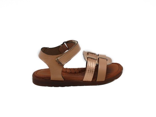 Босоножки Trend Sandals для девочек цвета бронзы Фото 4