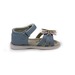 Босоножки Ok Shoes для девочек голубого цвета с бабочкой.