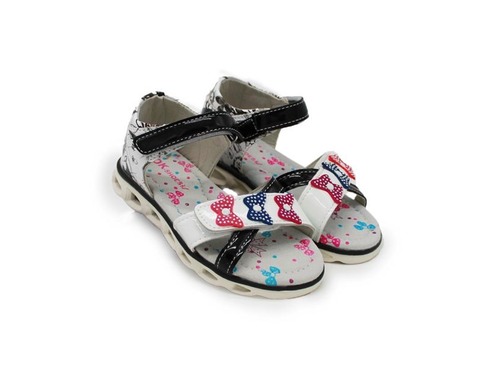 Босоножки Ok Shoes для девочек декорированные бабочками Фото 1
