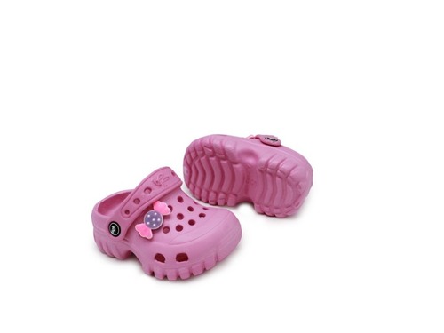Кроксы Jose Amorales для девочек розового цвета . Фото 3