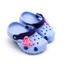 Кроксы Jose Amorales голубые с осьминогом.