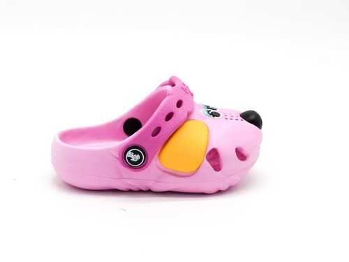 Кроксы Jose Amorales розовая собачка для девочек Фото 3