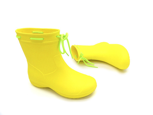 Резиновые сапоги Jose Amorales для девочек желтого цвета. Фото 4