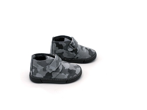 Ботинки Sandalik для мальчиков утеплённые серого цвета Фото 3