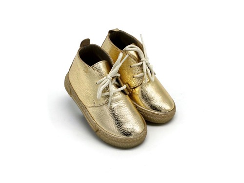 Ботинки Sandalik для девочек золотого цвета Фото 1