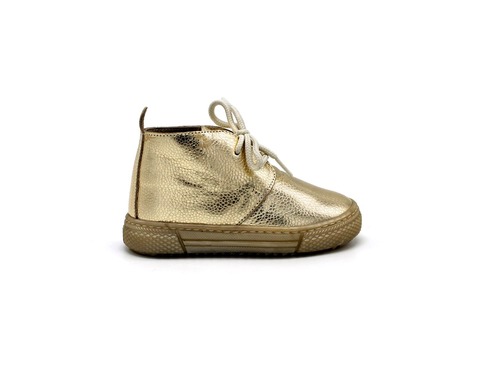 Ботинки Sandalik для девочек золотого цвета Фото 5