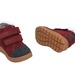 Ботинки Sandalik для девочек бордового цвета с мехом