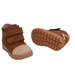 Ботинки Sandalik для мальчиков коричневого цвета с липучками на меху