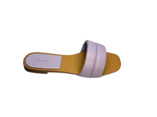 Капчики шльопки нат шкіра бузкові Best Ihoes Фото 2
