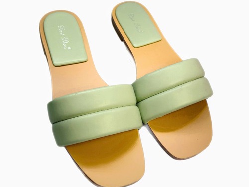 Капчики шльопки нат шкіра мятні Best Ihoes Фото 1