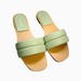 Капчики шльопки нат шкіра мятні Best Ihoes