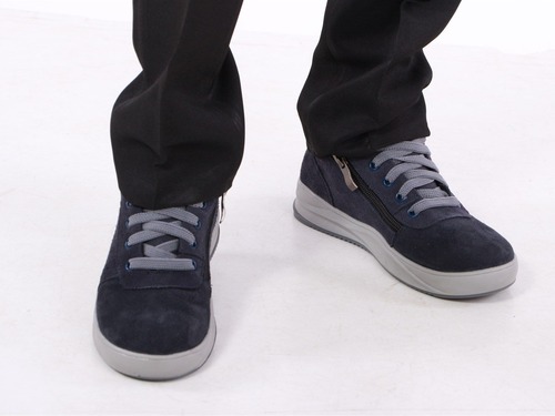 Ботинки Sandalik для мальчиков темно-синие Фото 1
