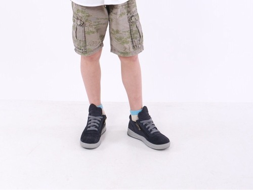 Ботинки Sandalik для мальчиков темно-синие Фото 5