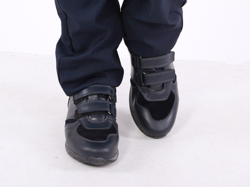 Кроссовки Sandalik для мальчиков синие с липучками Фото 3