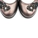 Туфли Sandalik для девочек бронзового цвета с сердечком