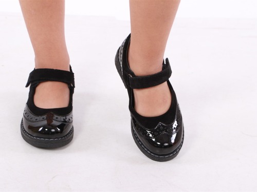 Туфли-оксфорды Sandalik для девочек черные Фото 3