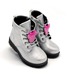 Ботинки Jong Golf для девочек серебро на шнурках.