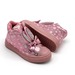 Ботинки Jong Golf для девочек розовые в горошек утепленные.
