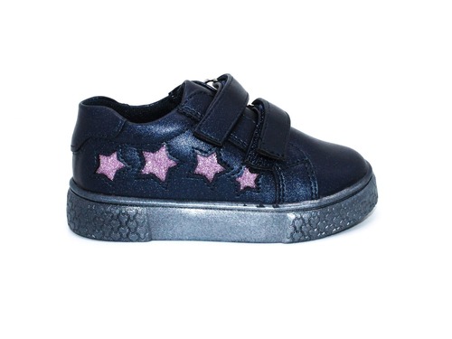 Туфли Сказка для девочек синие со звёздами. Фото 3