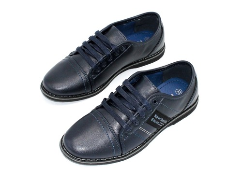 Туфли Tom M для мальчиков темно-синие с шнурками Фото 3