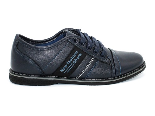 Туфли Tom M для мальчиков темно-синие с шнурками Фото 4