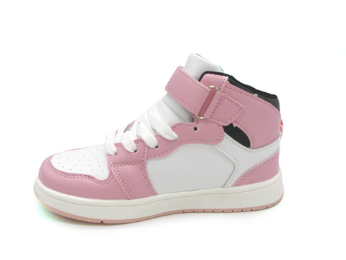 Ботинки Канарейка бело-розовые хайтопы Фото 3