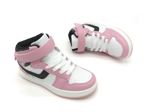 Ботинки Канарейка бело-розовые хайтопы Фото 5