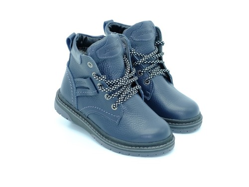 Ботинки Jordan для мальчиков синие кожа Фото 1