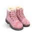 Ботинки Шалунишка для девочек розовые эко кожа