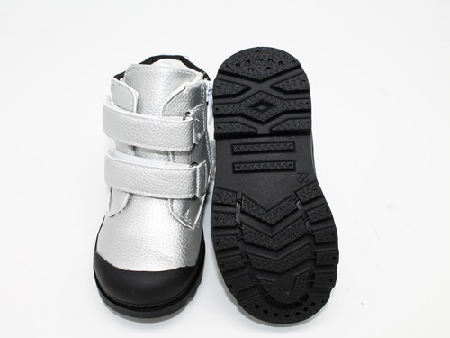 Ботинки Jong Golf для девочек серебро с антивандальным носочком.27-32 Фото 3