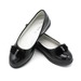 Туфли Tom M для девочек черные с мехом на носке