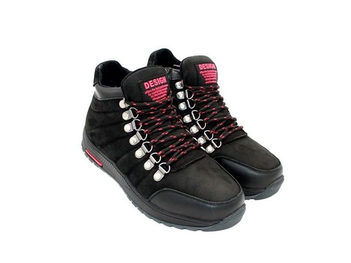 Ботинки Sandalik чёрного цвета с мехом Фото 1