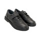 Туфли-оксфорды Sandalik для мальчиков черного цвета на липучке.