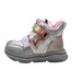 Ботинки Jong Golf для девочек серебряного цвета утеплённые.