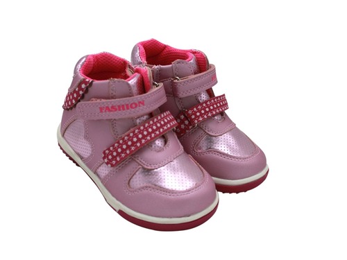Ботинки М+Д для девочек нежно розового цвета утепленные Фото 1