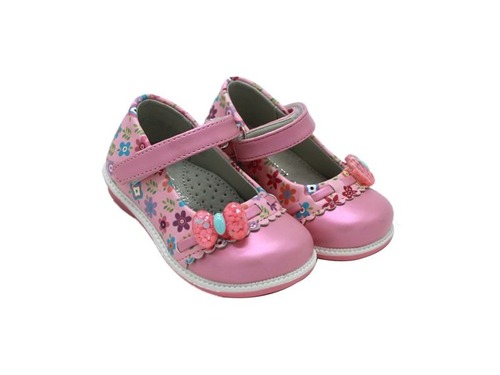 Туфли Tom M для девочек в цветочек розового цвета Фото 1