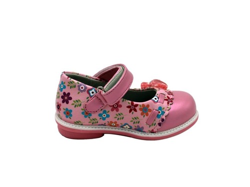 Туфли Tom M для девочек в цветочек розового цвета Фото 4