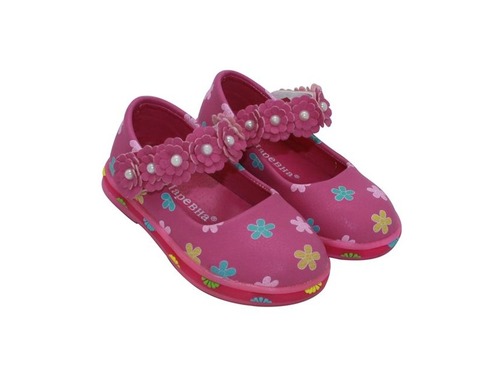 Туфли Царевна для девочек розового цвета светящиеся. Фото 1