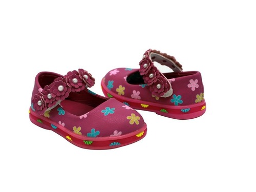 Туфли Царевна для девочек розового цвета светящиеся. Фото 2