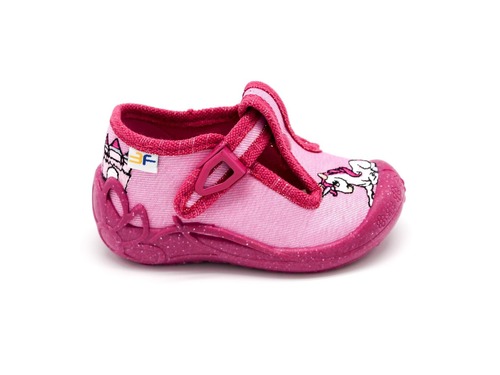 Тапочки Freedom For Feet для девочек розовые с единорогом Фото 2