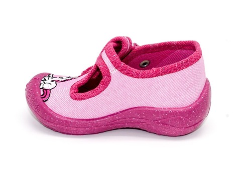 Тапочки Freedom For Feet для девочек розовые с единорогом Фото 3